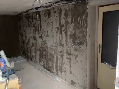 Vyrovnání stěn a instalace rohových lišt